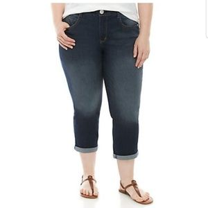 Vintage America Blues Fab Body Sculpt crop jeans